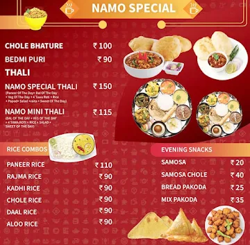 Namo Foods menu 