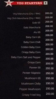 Capital Hotel menu 2