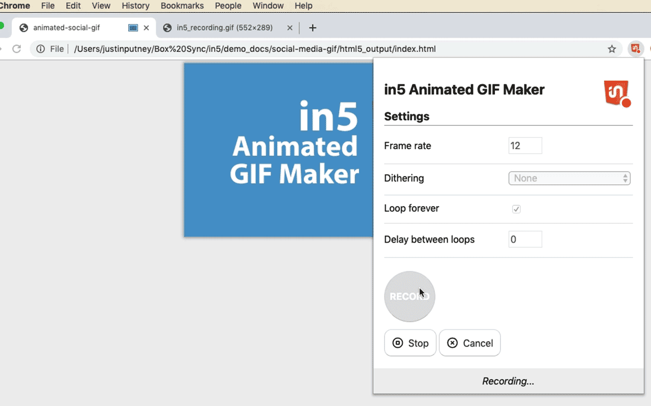 in5 Animated GIF Maker Preview image 3