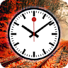 Autumn Clock HD Live Wallpaper icon