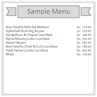 Navratri Meals by LunchBox menu 1