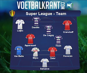 Ons team van de speeldag in de Super League: Anderlecht en Standard baas, ook OHL, Gent, Tienen en Heist erin