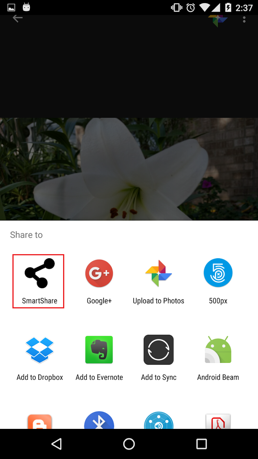 SmartShare Screen 1
