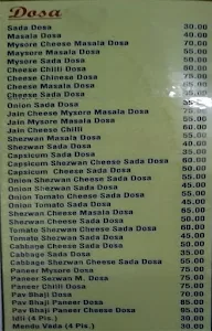 Kiran Fast Food menu 2