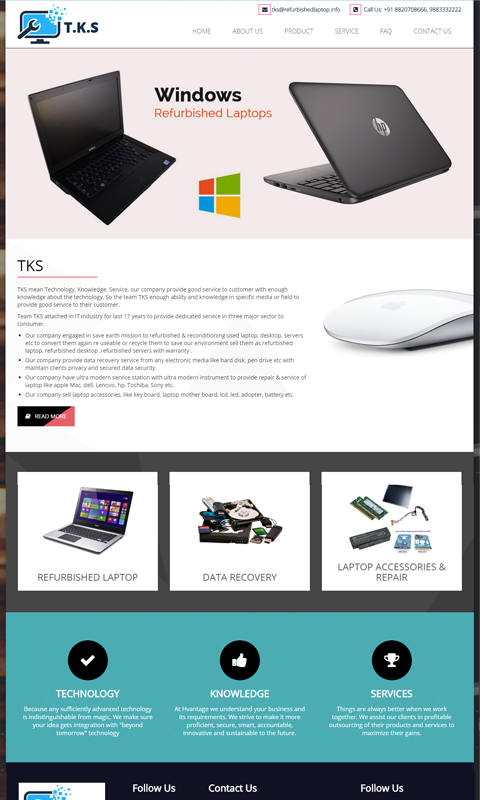 Android application Refurbished Laptop screenshort