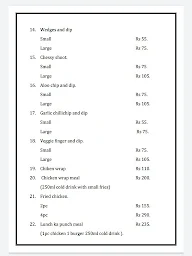 Mfc - Mr. Fried Chicken menu 2