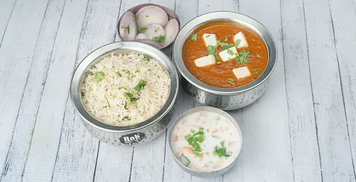 Kadai Paneer With Rice Combo