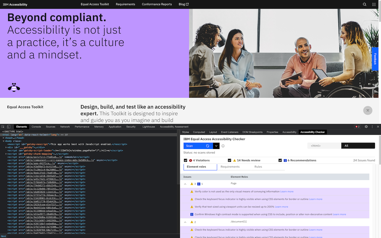 IBM Equal Access Accessibility Checker Preview image 3