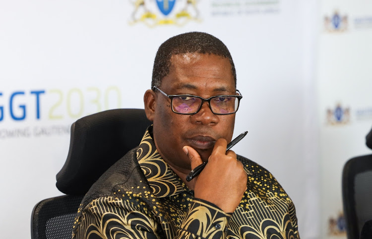 Gauteng premier Panyaza Lesufi.