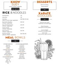 Karate Kitchen menu 3