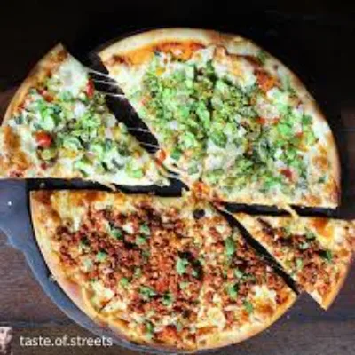 14" Non Veg Half & Half Pizza