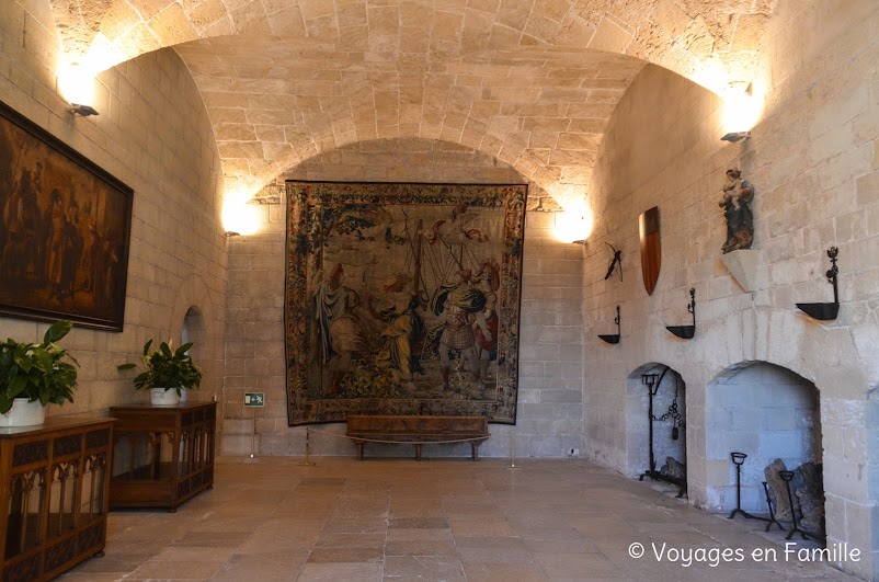 Salon des cheminées, palma, palais almudaina