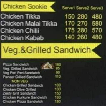 Burg O Raja menu 