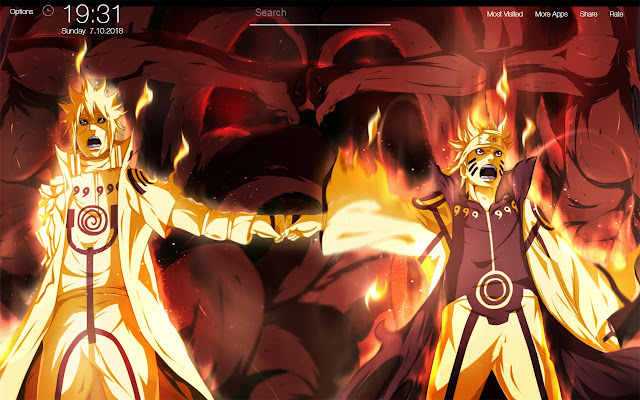 Naruto Nine Tailed Fox Wallpapers HD New Tab