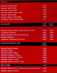 Kake Da Hotel menu 1