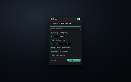 SlashKeys — Text Expander screenshot 5