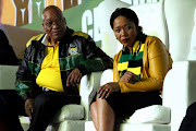 President Jacob Zuma and his wife Thobeka Madiba-Zuma during his 75th birthday celebrations at Kliptown on April 12, 2017 in Soweto.