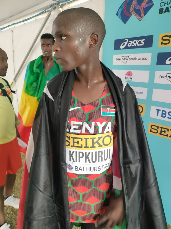 World Under-20 cross country winner Ishmael Kipkurui