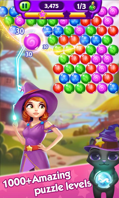 Android application Magic Bubble Shooter screenshort