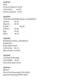 Kathi Roll Hub menu 2