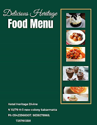 Hotel Heritage Divine menu 5