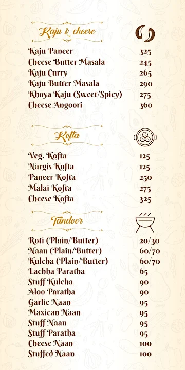 Puranpuri menu 