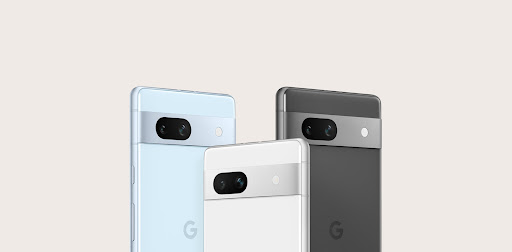 三種顏色的 Pixel 7a