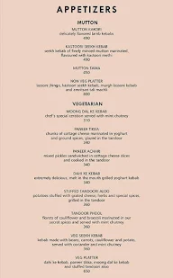 Dalchini menu 5