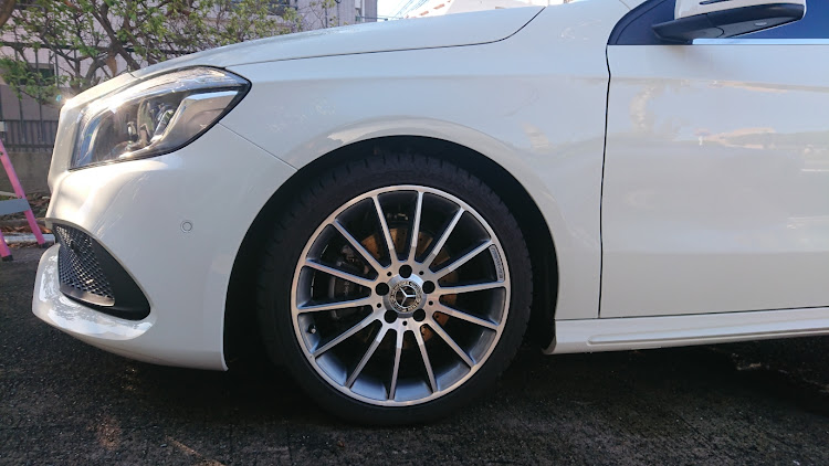 Aクラス ハッチバックの朝洗車・メルセデスベンツ・aクラス・BBSに関するカスタム事例の投稿画像4枚目