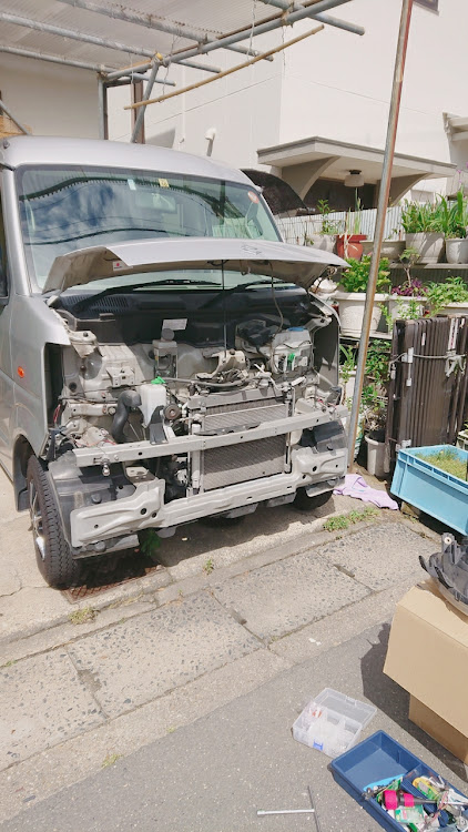 のりぞうさんが投稿したDIY・ヘッドライト交換・ヘッドライトLED化・ウィンカーステルス化・エブリイバンに関するカスタム事例の投稿画像1枚目