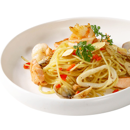Seafood Spaghetti Aglio Olio 