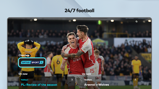 Screenshot Optus Sport on Android TV