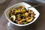 Balsamic Roasted Zucchini & Mushrooms was pinched from <a href="https://www.carriesexperimentalkitchen.com/balsamic-roasted-zucchini-mushrooms/" target="_blank" rel="noopener">www.carriesexperimentalkitchen.com.</a>