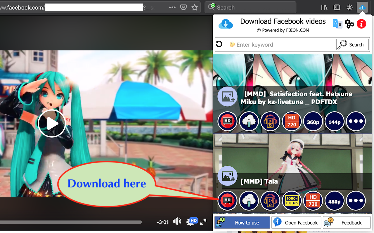 Download Facebook videos Preview image 4