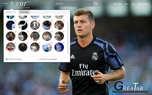 Toni Kroos Wallpapers Theme|GreaTab