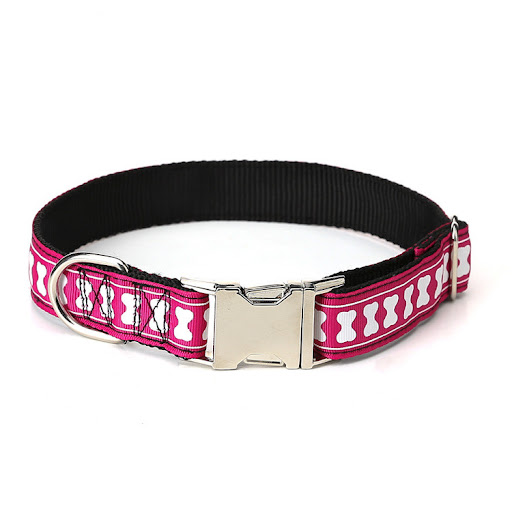 Title 1, Adjustable Nylon Bone Pattern Collar for Dogs. ...