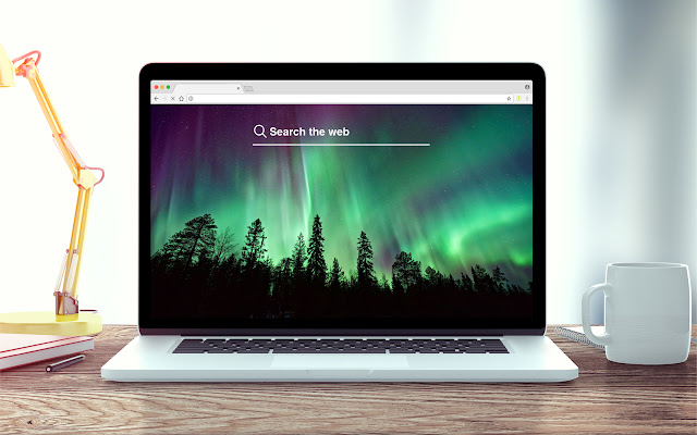 Northern Lights New Tab Theme