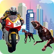 Bike Racing Zombie Games  Icon