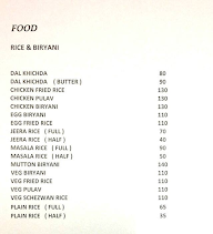 Mahakrishna Vilas Hindu Hotel menu 5