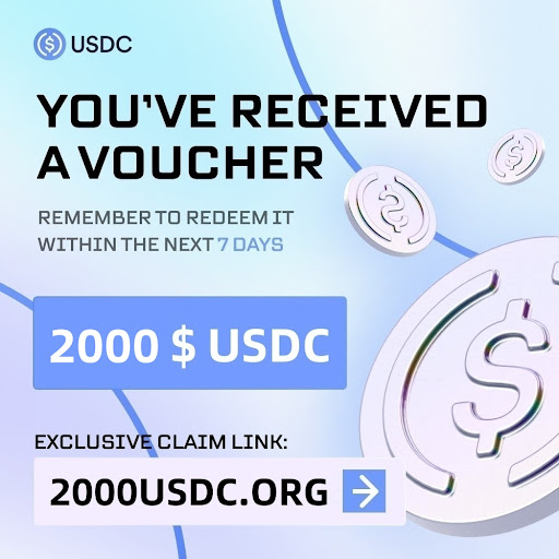 $2000 USDC Voucher🎁 1