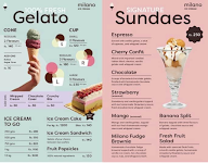 Milano Ice cream menu 4