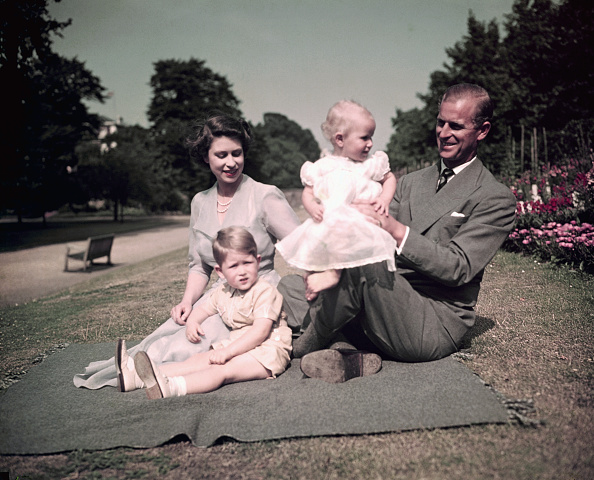 The Royal Family picnicking at Balmoral in Scotland. Picture: GETTY IMAGES
