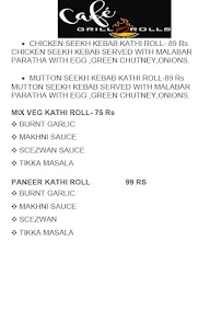 Cafe Grill O Rolls menu 8