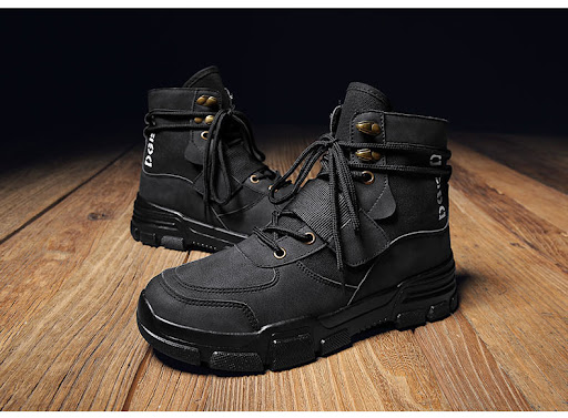Title 1, British style autumn and cotton Martin boots. E...