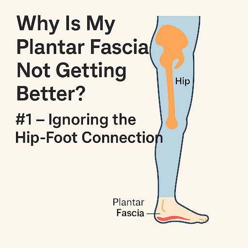 Why Is My Plantar Fascia Not Getting Better? #1 — Ignoring the Hip–Foot Connection