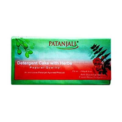 Patanjali Popular Quality Herbs Detergent Bar - 250 gm