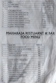 Maharaja Restaurant & Bar menu 8