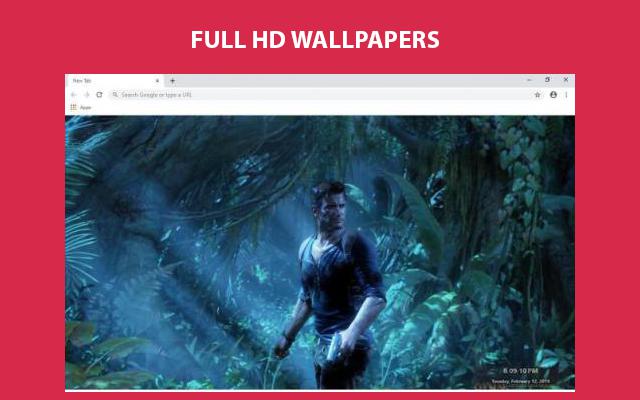 Uncharted 4 Wallpapers and New Tab