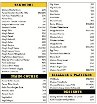 Prithvish menu 6