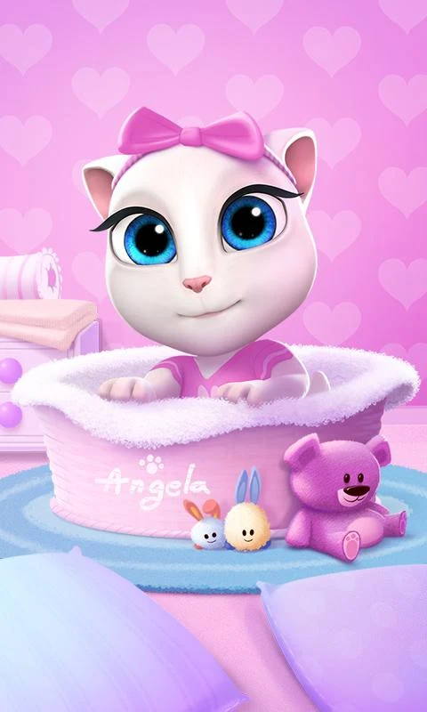   Minha Talking Angela: captura de tela 